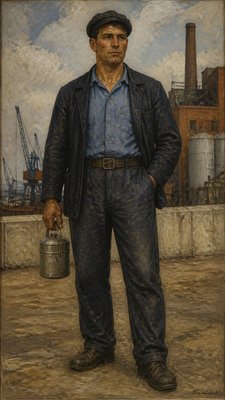 full-length portrait of an elegant figure