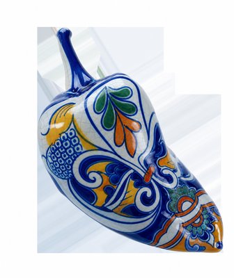 a vase with a colorful design on it