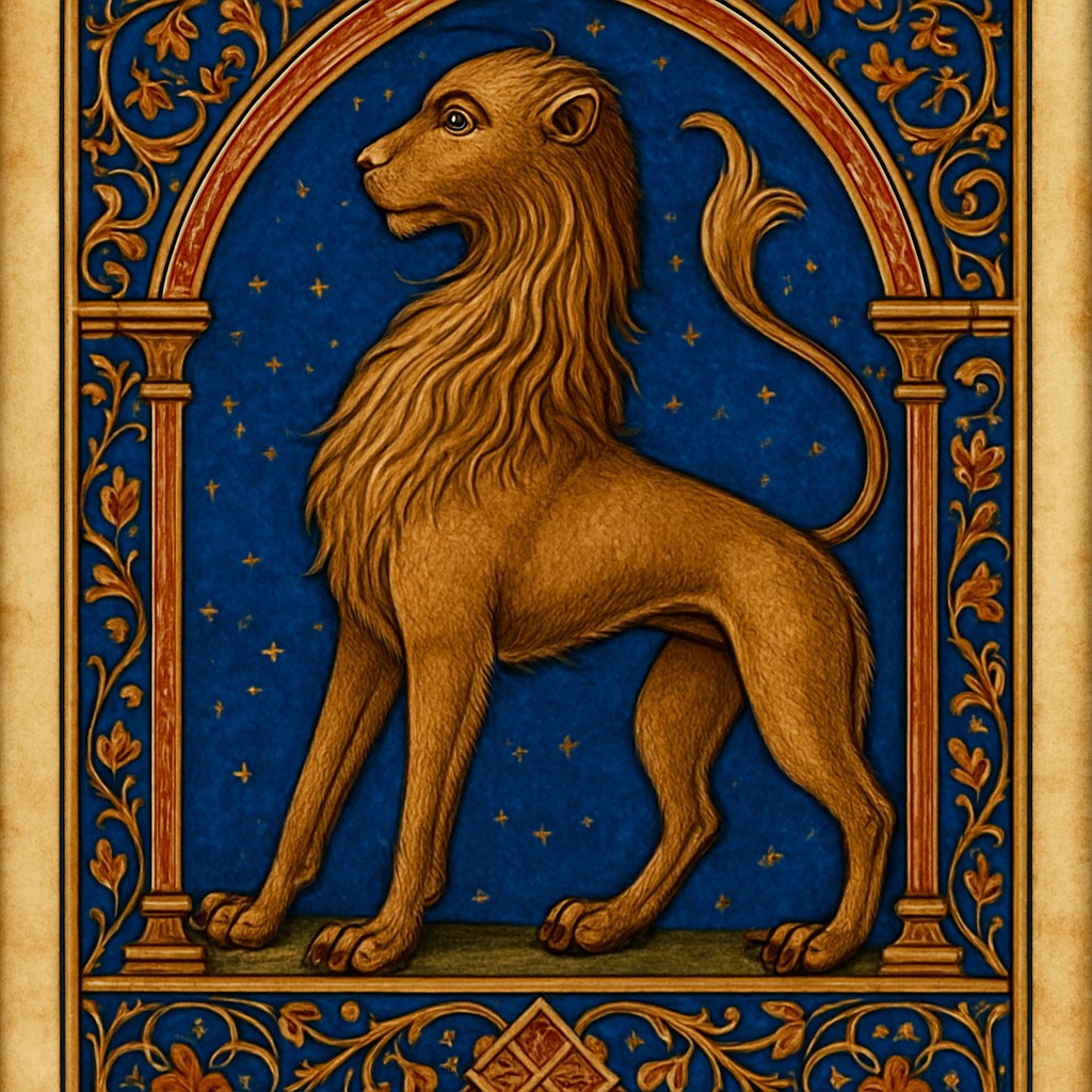 animal standing in natural pose