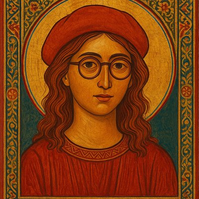 Orthodox Icon Religious Art Style Transfer Example