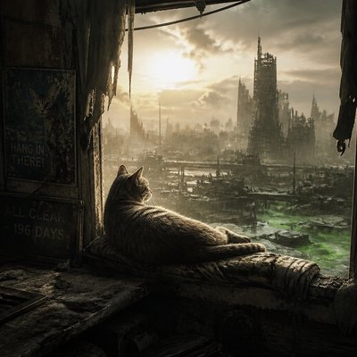 a cat lounging in a sunlit window