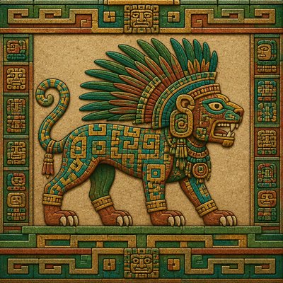 animal standing in natural pose — Pre-Columbian Art Style