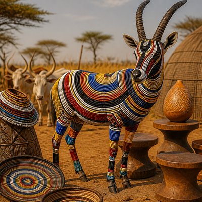 animal standing in natural pose