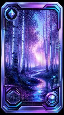 a serene birch forest in soft morning light, no people, no text