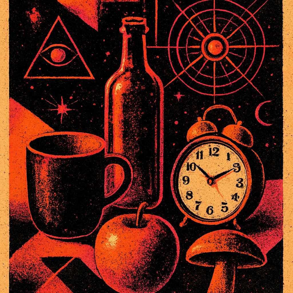 still life with everyday objects