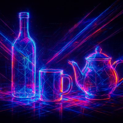 still life with everyday objects