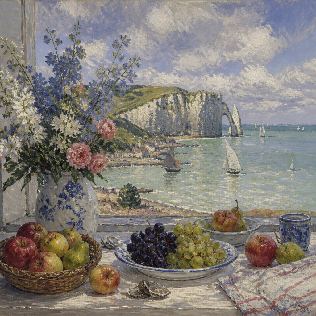 Normandy Coast Art Style example artwork 3