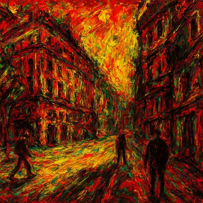 Neo-Expressionist Figurative Art Style Style Transfer Example