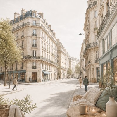 Scandinavian Interior Design Style Transfer Example