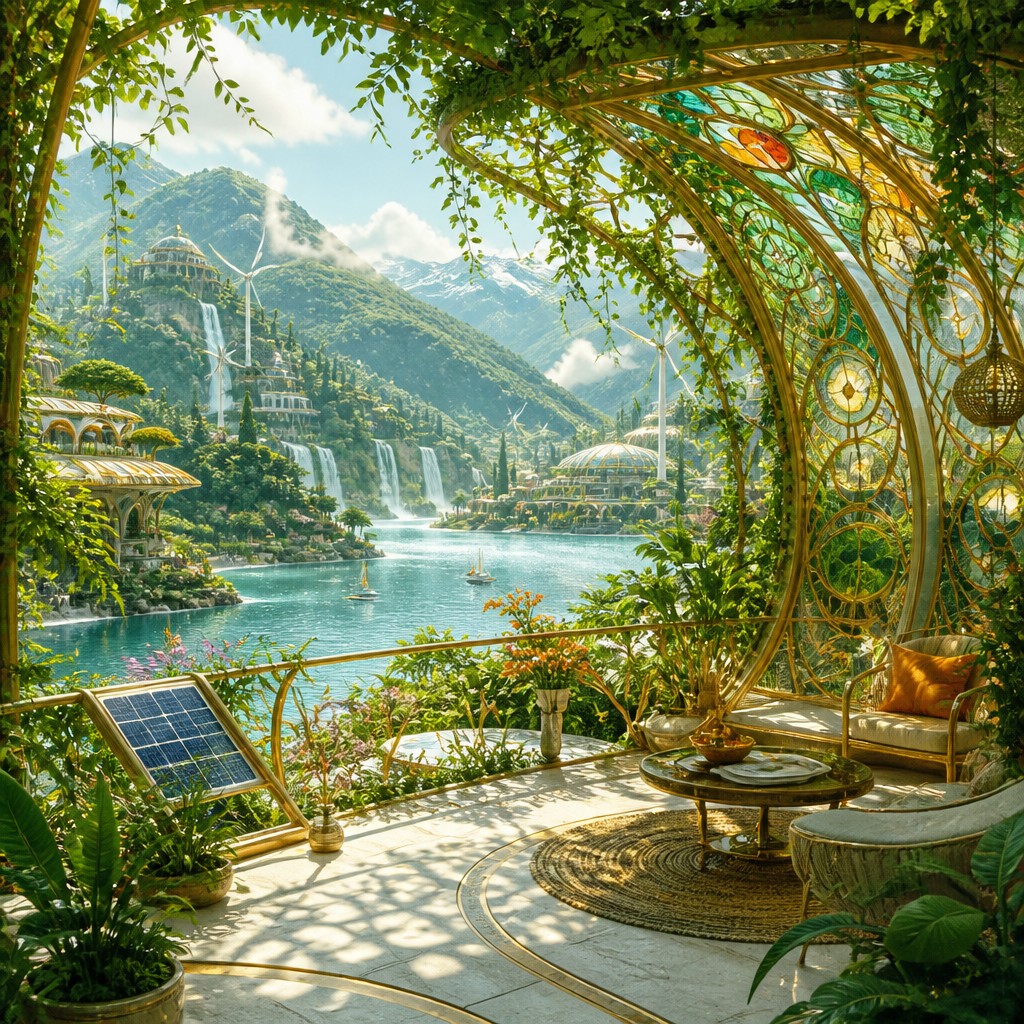 Solarpunk Aesthetic example artwork 2