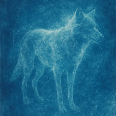 animal standing in natural pose