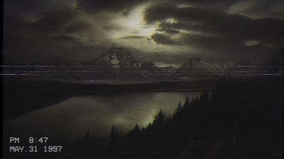 sweeping panoramic landscape with a dramatic sky