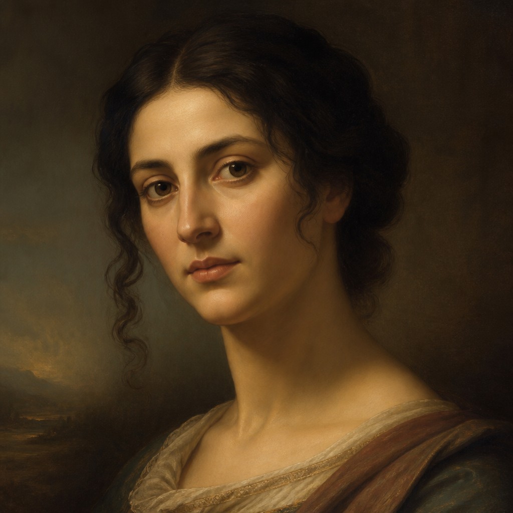 Classical Realist Figurative Art Style AI art example