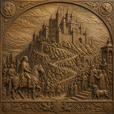 majestic castle on a hilltop