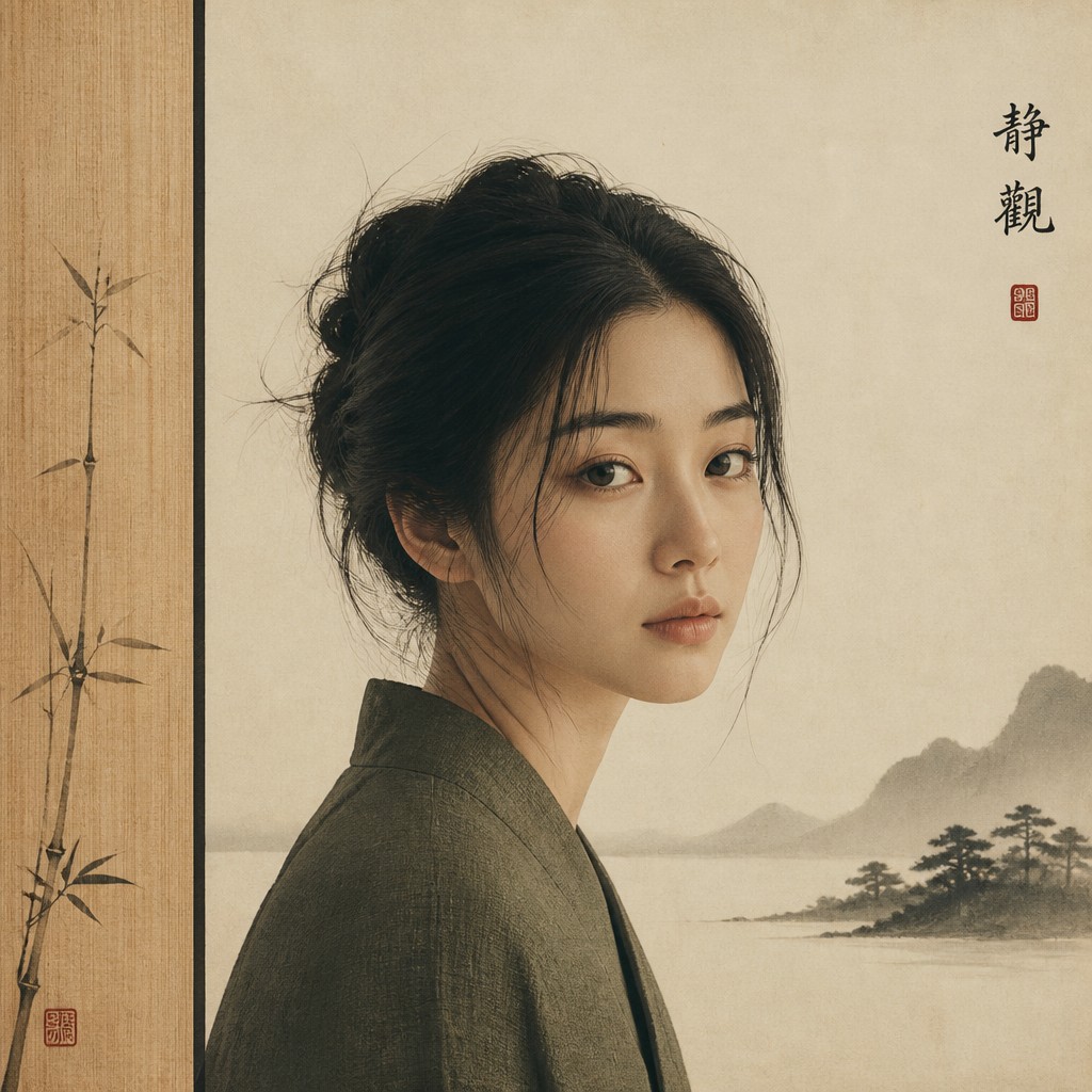 Japanese Architecture Art AI art example