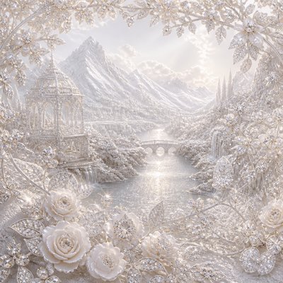 wide landscape with natural scenery — Bridal Jewelry Design