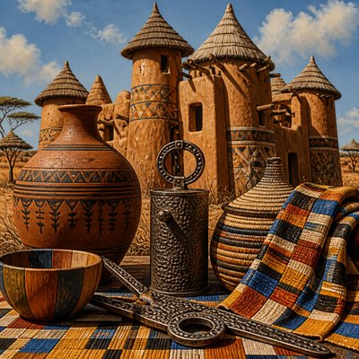 still life with everyday objects