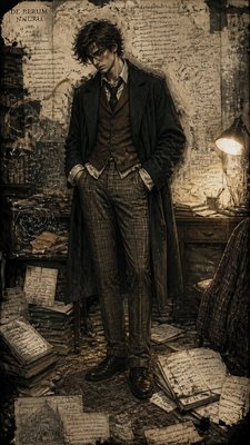 full-length portrait of an elegant figure