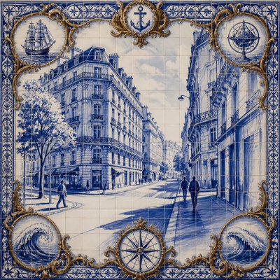 Portuguese Art Style Style Transfer Example