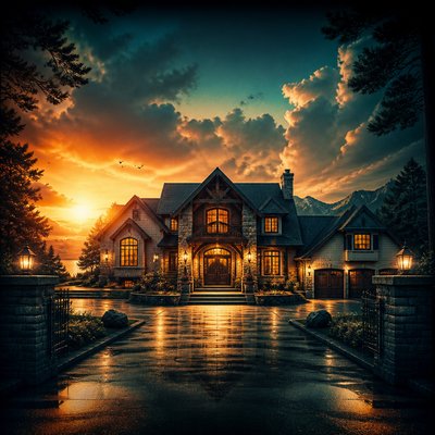 house with front view