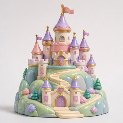 majestic castle on a hilltop