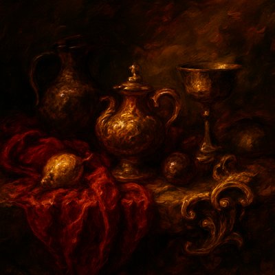 still life with everyday objects