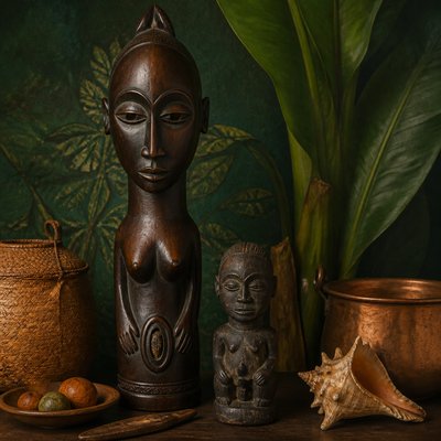 still life with everyday objects — Equatorial Guinea Art Style
