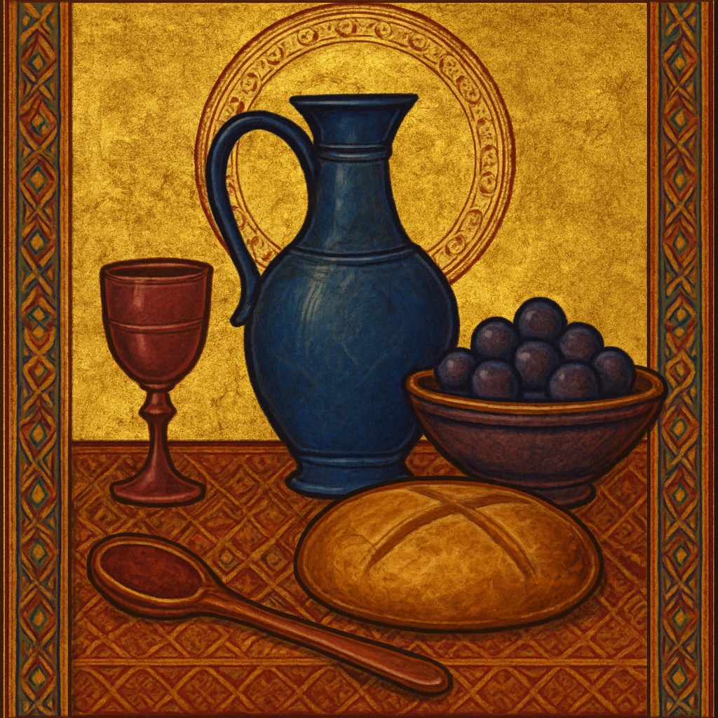 still life with everyday objects