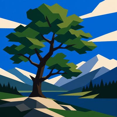 a tree in nature