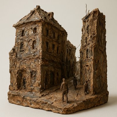 Contemporary Sculptural Ceramic Art Style Style Transfer Example