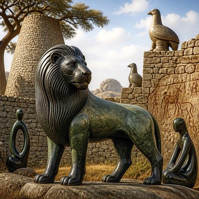 animal standing in natural pose