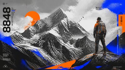 sweeping panoramic landscape with a dramatic sky