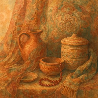 still life with everyday objects