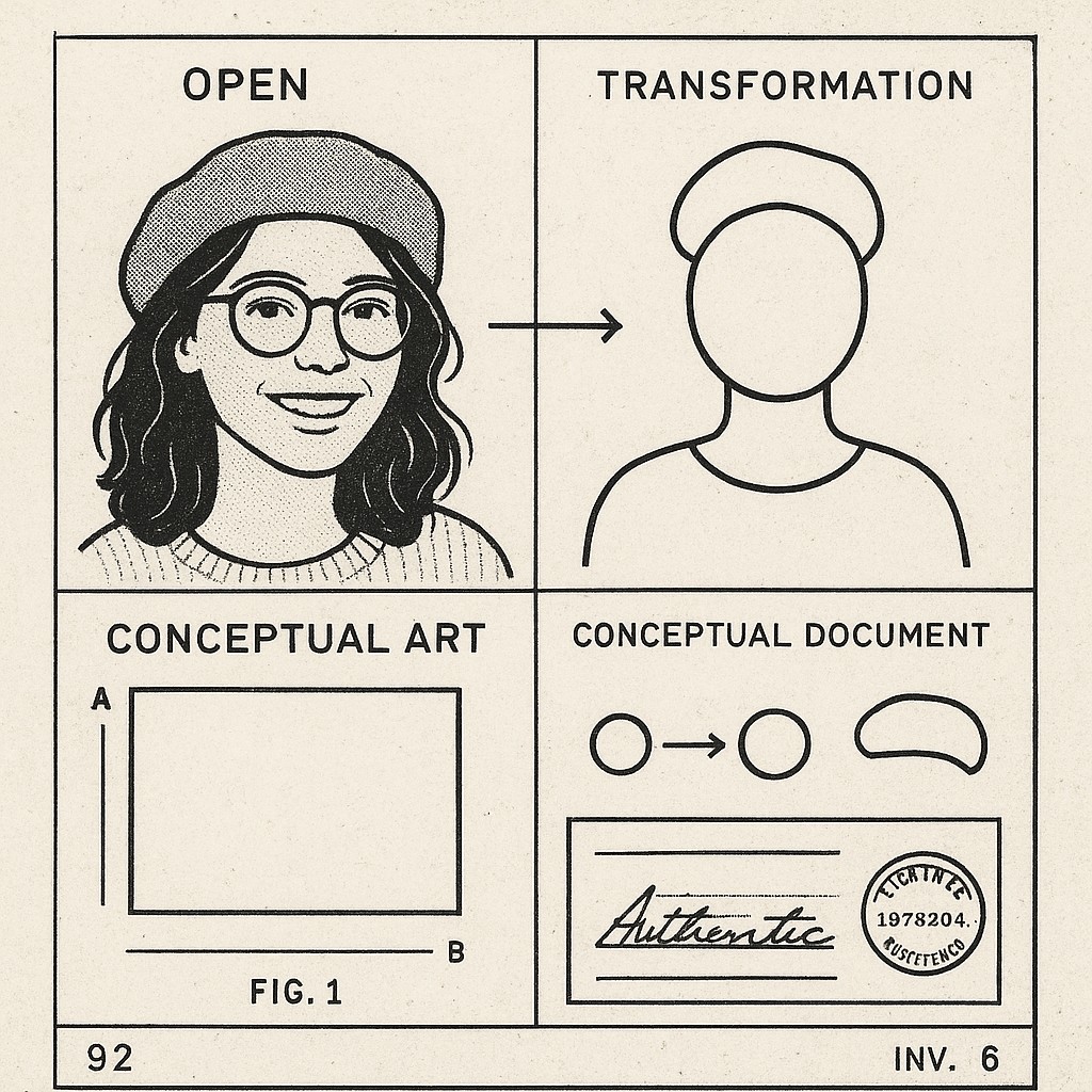 Conceptual Art Style Style Transfer Example