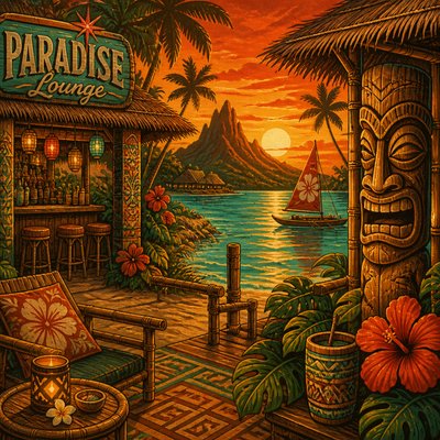 wide landscape with natural scenery — Tiki Aesthetic