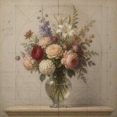 bouquet of flowers in a glass vase