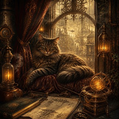 a cat lounging in a sunlit window