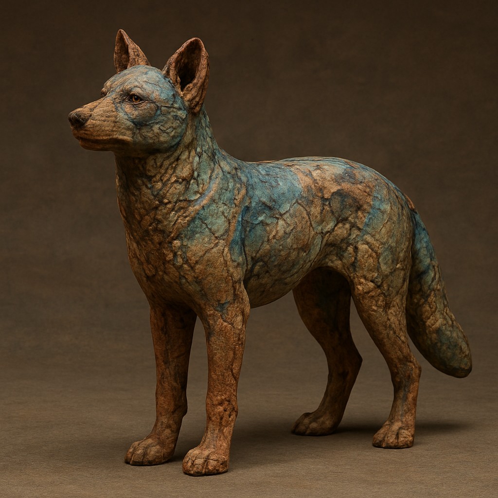 animal standing in natural pose