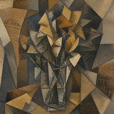 bouquet of flowers in a glass vase