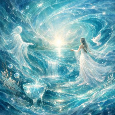 Create without using words “And the Spirit and the bride say, Come. And let him that heareth say, Come. And let him that is athirst come. And whosoever will, let him take the water of life freely.” (Revelation 22:17, KJV)
