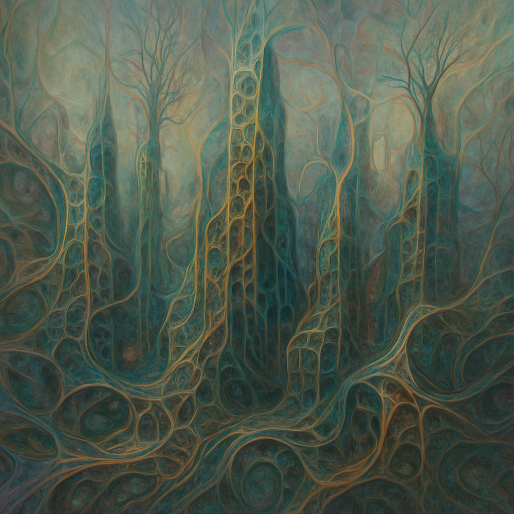 city with skyscrapers, metropolis, bustling
