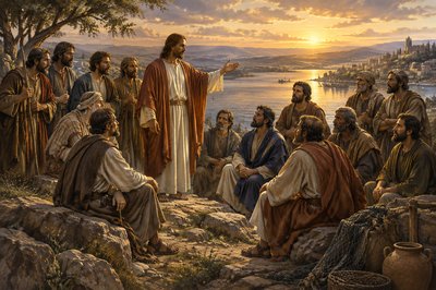 Jesus chooses 12 apostles 