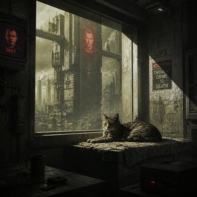 a cat lounging in a sunlit window