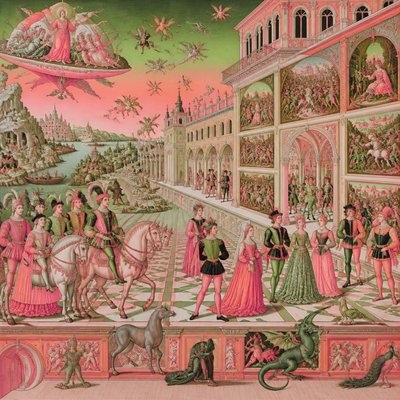 wide landscape with natural scenery — Ferrara Art Style
