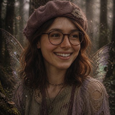 Fairy Grunge Aesthetic Style Transfer Example