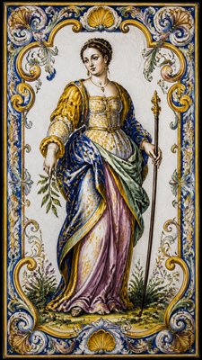 full-length portrait of an elegant figure