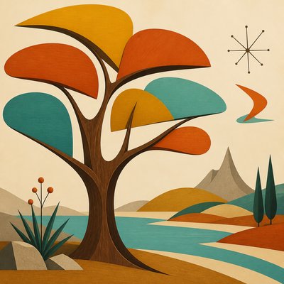 a tree in nature
