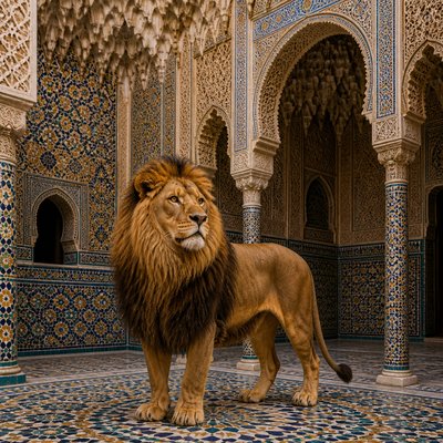 animal standing in natural pose — Granada Art Style