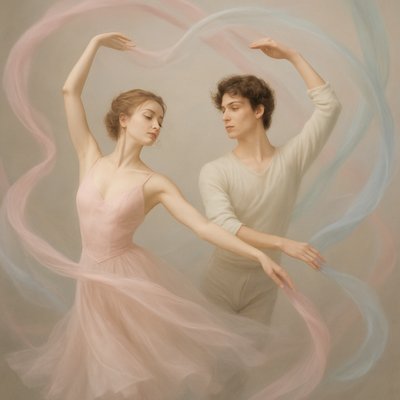 portrait of two people together