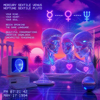 Mercury sextile Venus Neptune sextile Pluto

Your mind...

Your heart...

Your soul...

begin speaking the same language.

Beautiful conversations. Creative downloads. Unexpected tenderness.